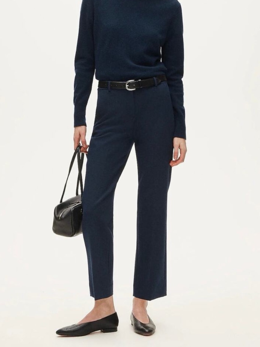 NWT J.Crew Kaya Pant in Four-Season Stretch Career Dress Pant Navy Blue Size 8